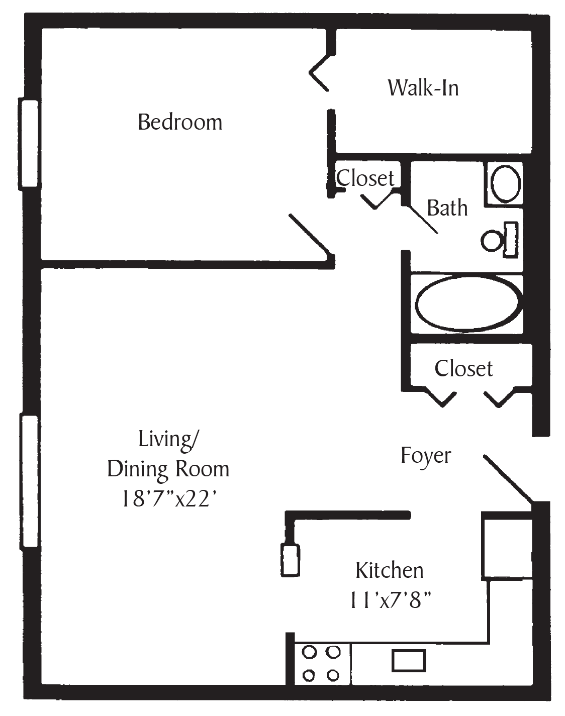 Pittsburgh, PA Apartments Nob Hill Floor Plans