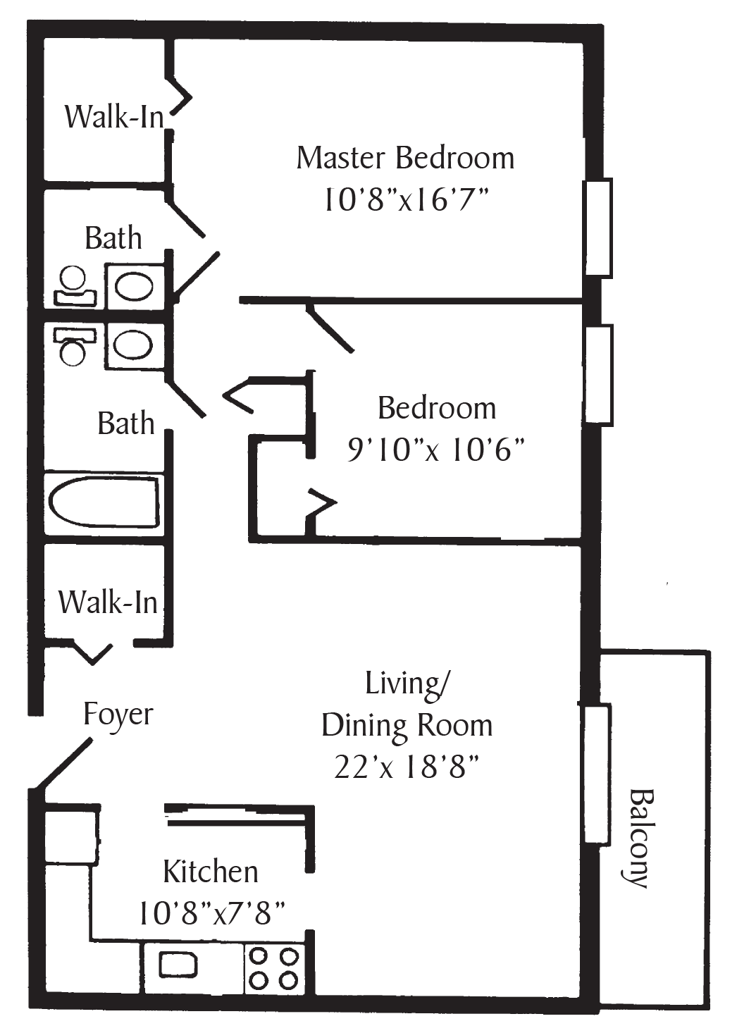 Pittsburgh, PA Apartments Nob Hill Floor Plans