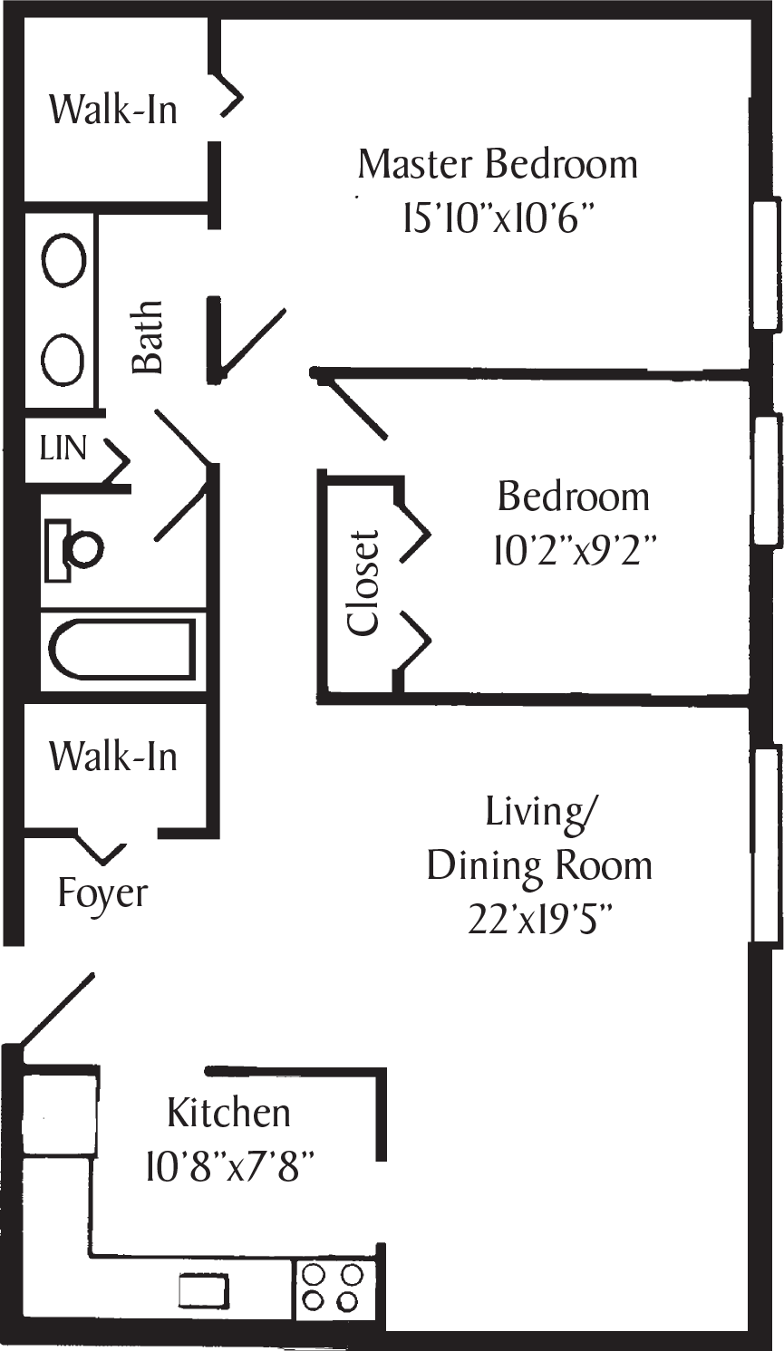 Pittsburgh, PA Apartments Nob Hill Floor Plans